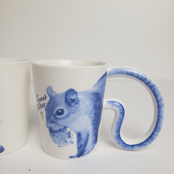 Squirrel Mugs Set of Two - Picture 2 of 4